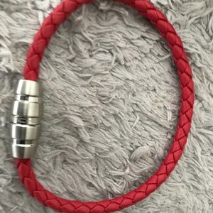 Porsche Design Grooves 2.0 Bracelet Bold in Red 21.5 stl/rd